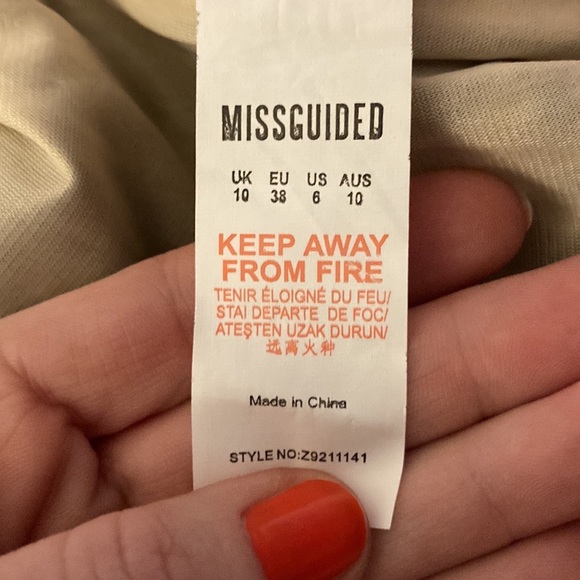 Missguided Petite Exclusive Embroidered Choker Neck Top - Picture 13 of 14